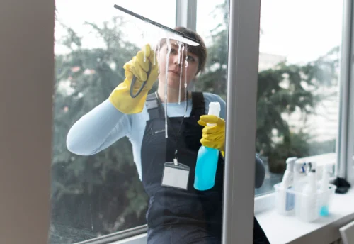 Nettoyage de vitres intérieures et extérieures à Plouguin